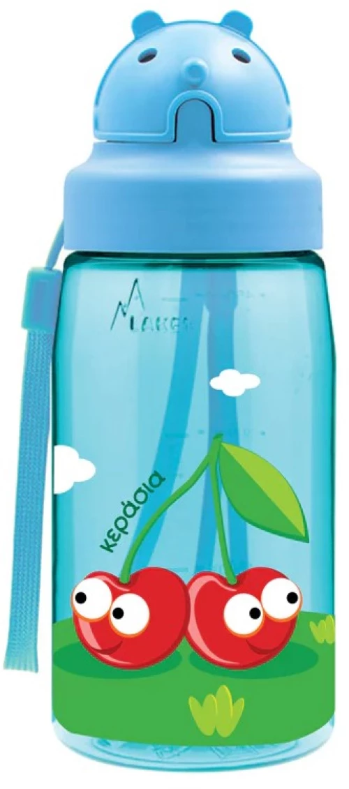 Παγούρι ΚεράσιΜήλο Tritan 450ml - Πώμα OBY GROBY02