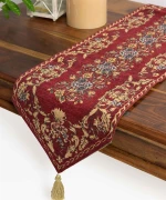 τραβέρσα  (33cm X 180cm)  tr46 μπορντώ - -