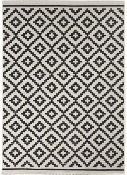 Ψαθα Flox 721W Black -  0Royal Carpet - 140x200 cm