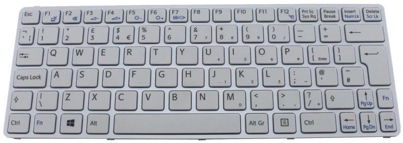 Πληκτρολόγιο Laptop   Sony SVE11 SVE111 US OEM (Κωδ.40017USWHITE)