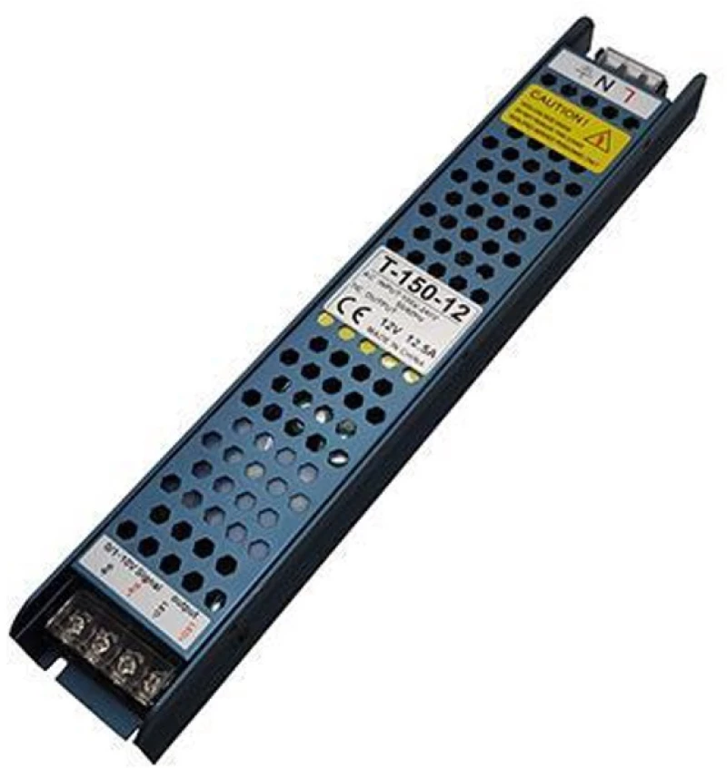 321642 ΤΡΟΦΟΔΟΤΙΚΟ ΜΕΤΑΛΛΙΚΟ SLIM 24V DC DIMMING (1-10V) 150W IP20