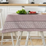 341065 ΤΡΑΠΕΖΟΜΑΝΤΗΛΟ CINNAMON ART 8484 ΕΜΠΡΙΜΕ 140X140 BEAUTY HOME