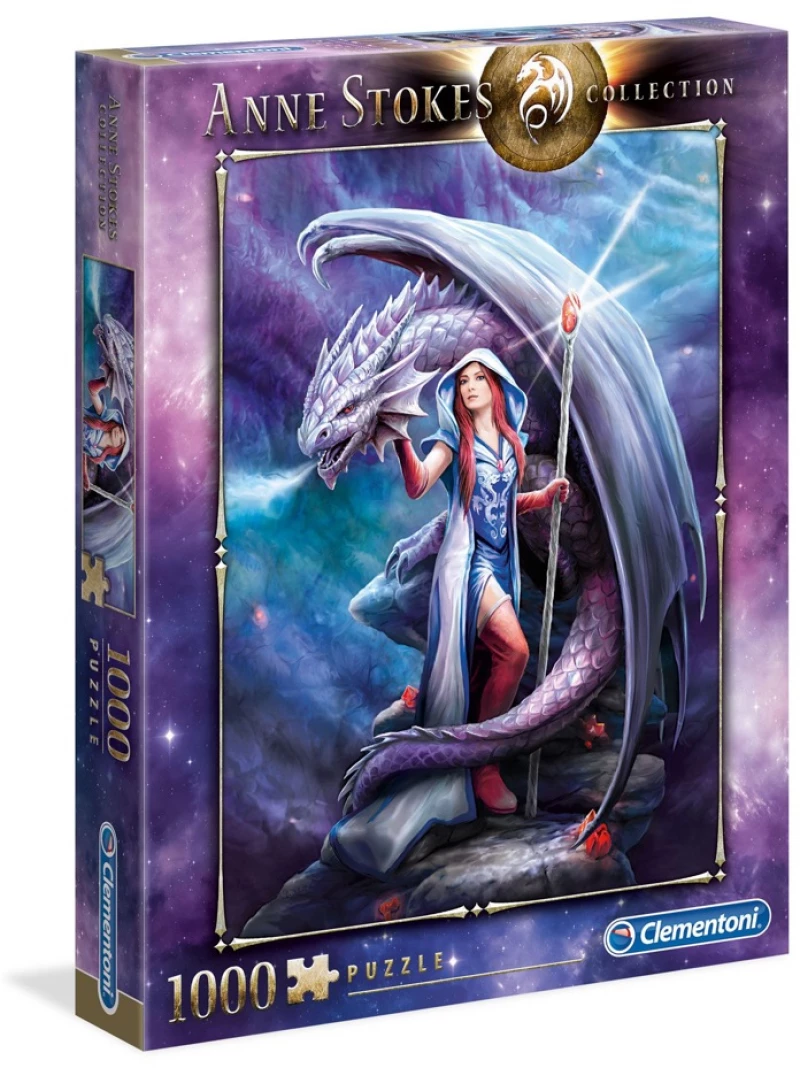 362430 CLEMENTONI ΠΑΖΛ ANNE STOKES DRAGON MAGE 1000 ΤΜΧ