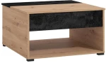 364098 ΤΡΑΠΕΖΑΚΙ ΣΑΛΟΝΙΟΥ TARANTO ARTISAN-CARBON 80X80X45ΕΚ