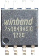 Controller IC Chip -W25Q64BVSIG chip for laptop - Ολοκληρωμένο τσιπ φορητού υπολογιστή   (Κωδ.1-CHIP0189)