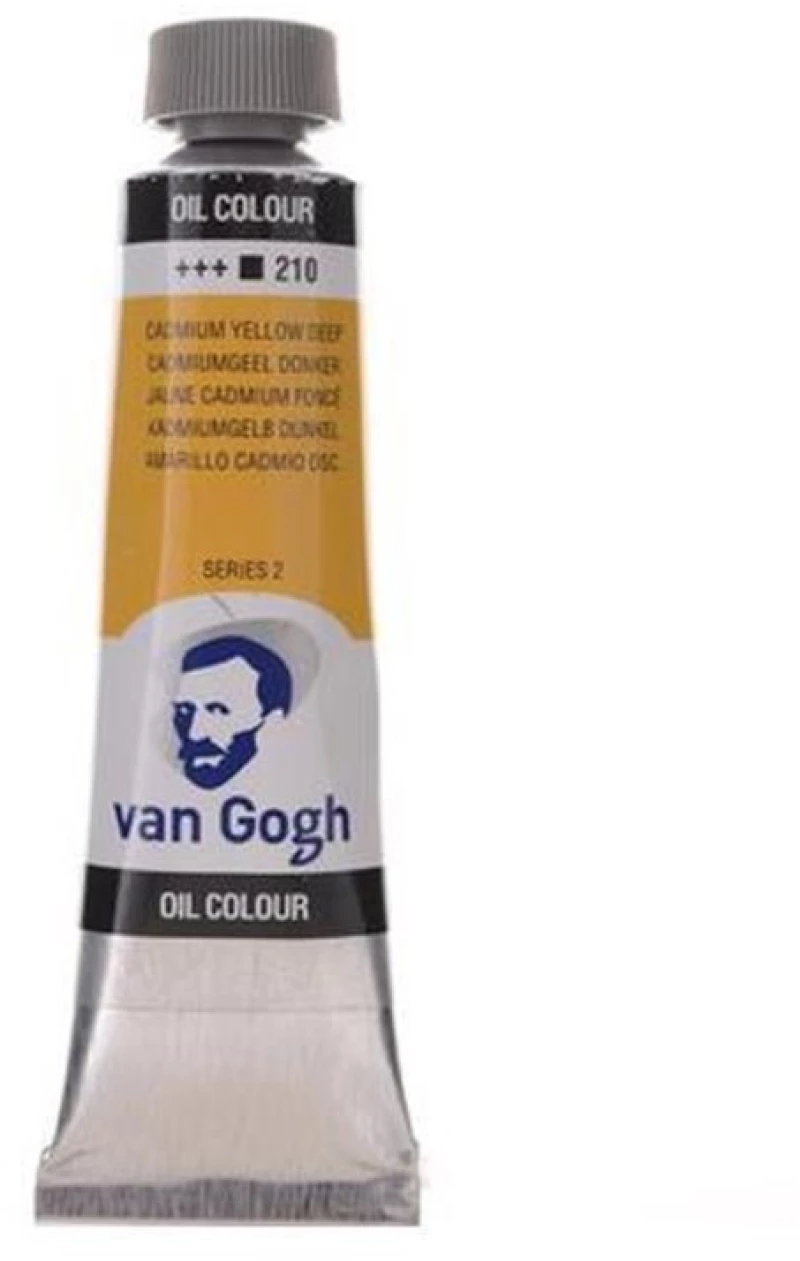 260325 Talens van gogh χρώματα λαδιού 60ml (210-Cadmium yellow deep) (ΣΕΤ 3 ΤΕΜΑΧΙΩΝ)