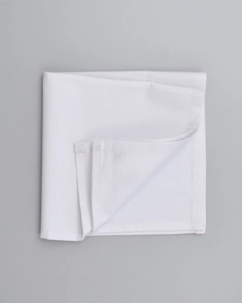 298337 Βαμβακερή Ζακάρ Cube Πετσέτα Φαγητού Manuel 53x53cm 53x53cm Ασπρο