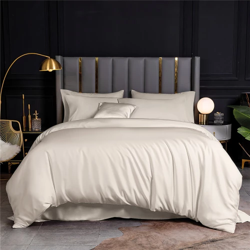 340199 ΣΕΤ ΣΕΝΤΟΝΙΑ ΥΠΕΡΔΙΠΛΑ BAMBOO 300TC ART 12052 MISS BEAUTY 250X275 ΜΠΕΖ BEAUTY HOME