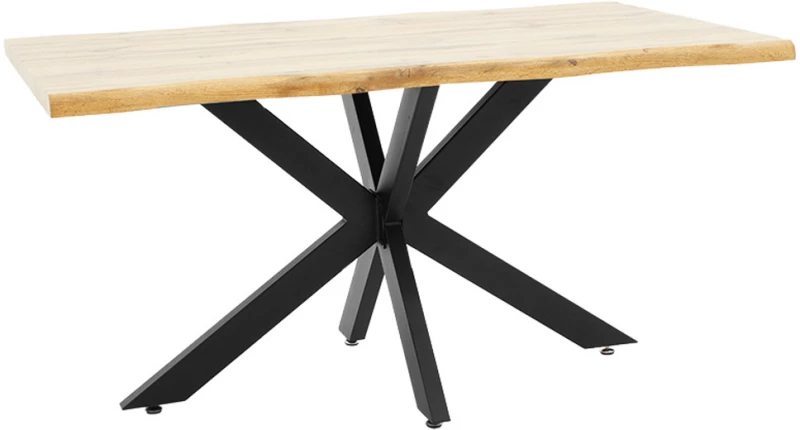 368955 TΡΑΠΕΖΙ GILMAN PAKOWORLD MDF SONOMA-ΜΑΥΡΟ 150X90X75ΕΚ