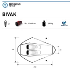 Σκηνή 2 Ατόμων Trimm Bivak