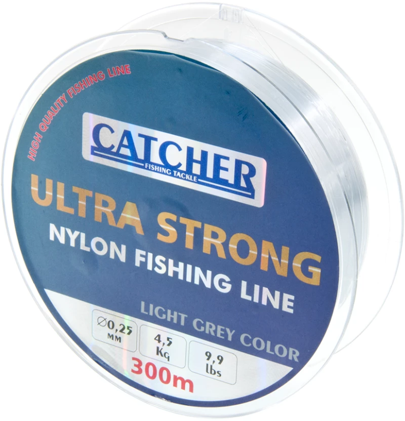 Πετονιά Γκρί Catcher Κωδ. 71257 300m/0.40mm/11Kg