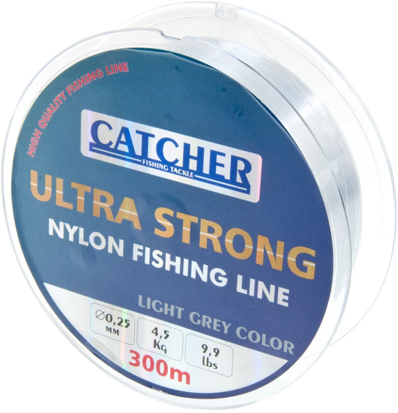 Πετονιά Γκρί Catcher Κωδ. 71257 300m/0.40mm/11Kg