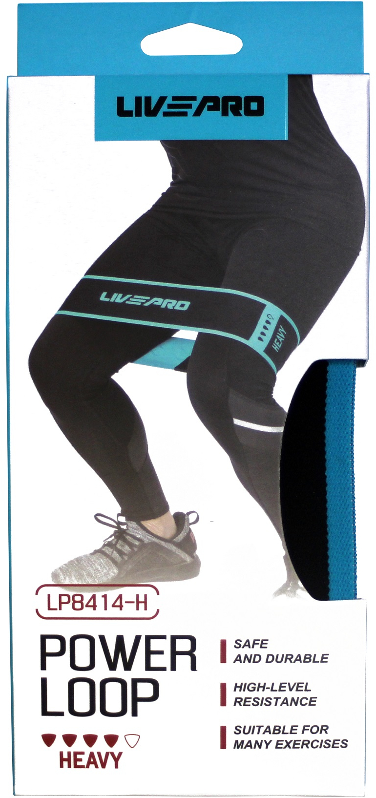 Λάστιχο Αντίστασης Loop Μηριαίων/Γλουτών Heavy LivePro