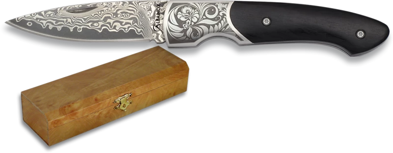 Σουγιάς Pocket Knife Damascus 7.20cm Albainox Κωδ. 18424