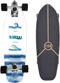 Surf Skateboard 32'' Waves-Fish