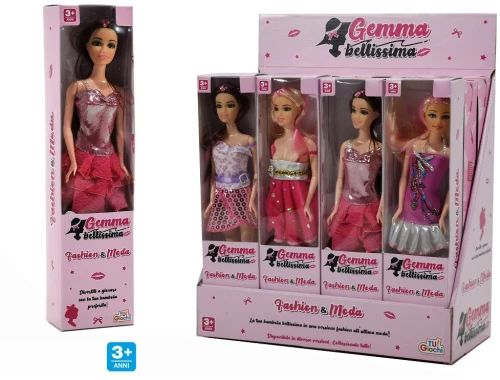 339749 ΚΟΥΚΛΑ GEMMA BELLISSIMA ΠΛΑΣΤΙΚΟ ΣΕ 4 ΔΙΑΦΟΡΕΤΙΚΕΣ ΕΜΦΑΝΙΣΕΙΣ ΓΙΑ 3+ ΕΤΩΝ