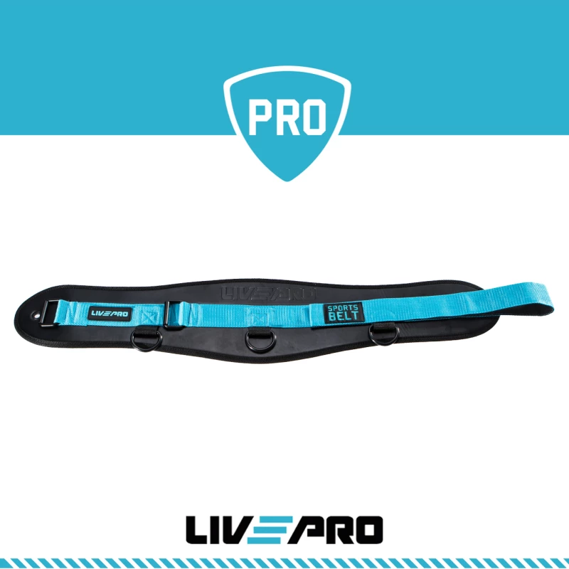 Ζώνη Άθλησης LivePro Blue/Black