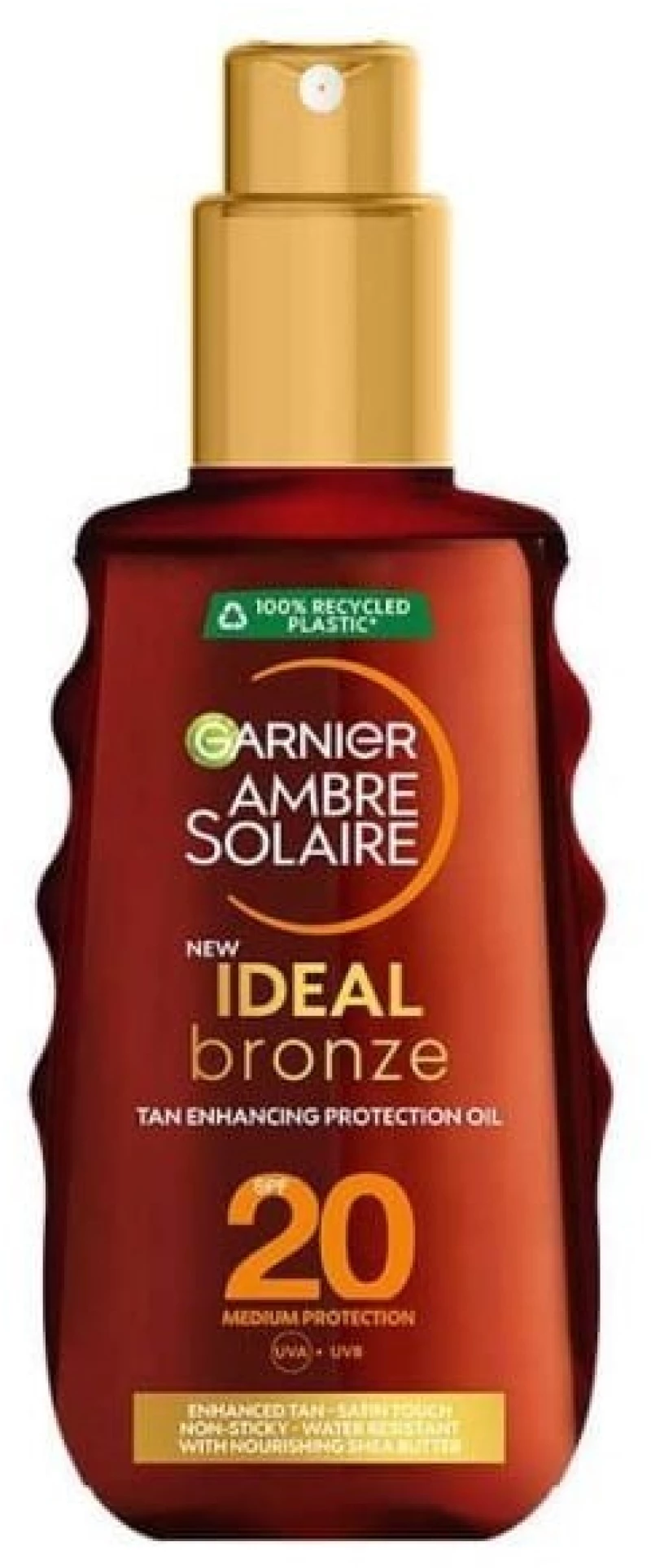 Garnier Ambre Solaire SPF20 Ideal Bronze Tan Enhancing Protection Oil 150ml