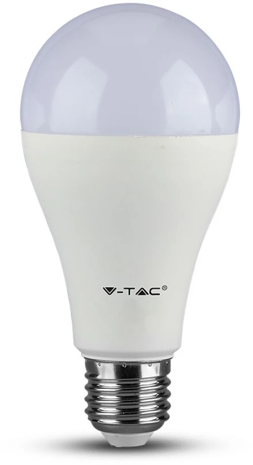 Λάμπα LED E27 A65 SMD 15W Φυσικό λευκό 4000K (4454)