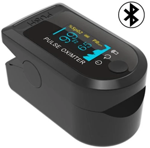 LAMTECH BLUETOOTH PULSE OXIMETER BLACK
