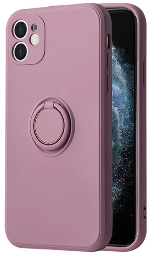 Vennus Silicone Ring for Iphone 13 Purple