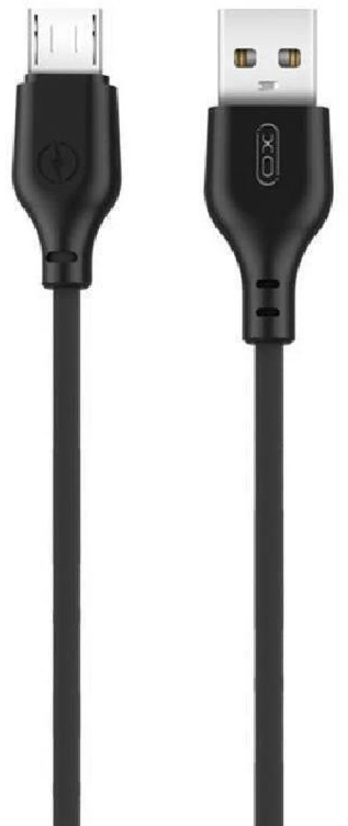 ΧΟ Regular USB 2.0 to micro USB Cable Μαύρο 1m