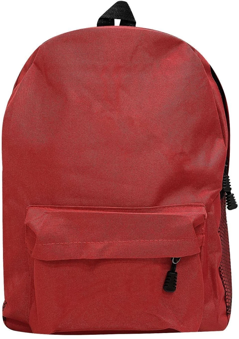 ΤΣΑΝΤΑ ΠΛΑΤΗΣ BACKPACK ΚΟΚΚΙΝΗ 43x30x13cm Justnote 702972