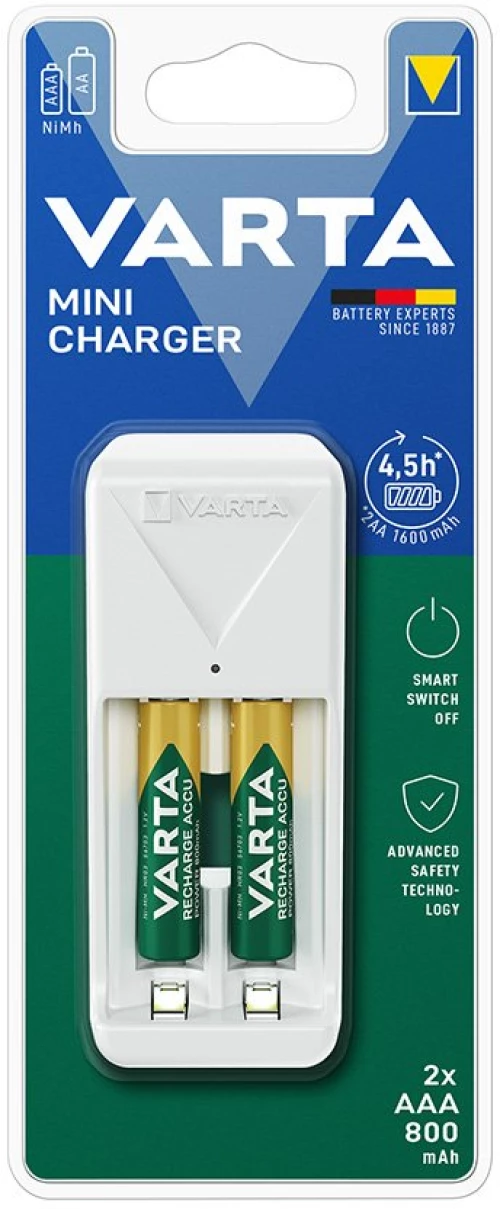 VARTA Mini Charger + 2xAAA 800mAh