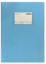 Τετράδιο καρφίτσα ριγέ AnG Number One Γαλάζιο 17x24cm 50φύλλα