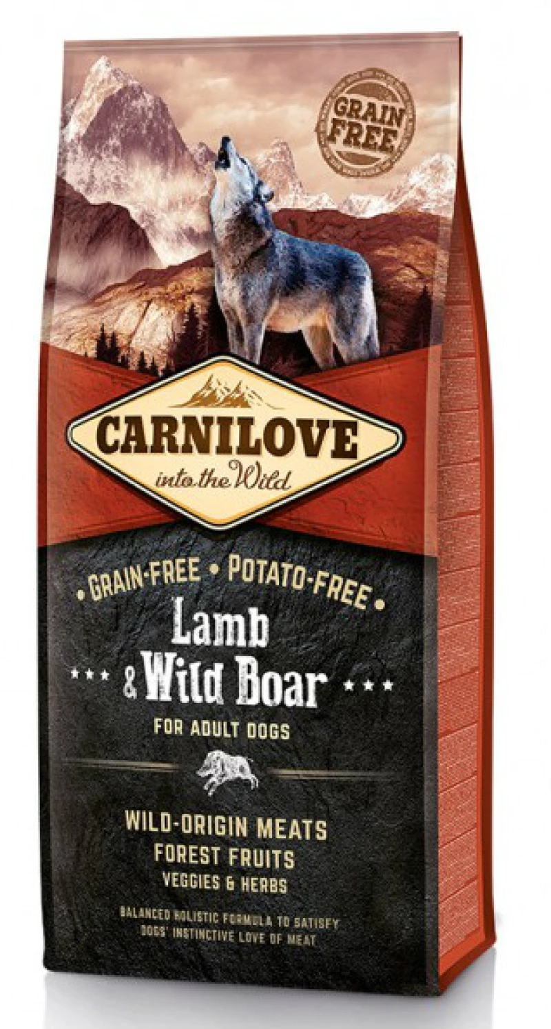 Carnilove Lamb and Wild Boar 12kg +1,5kg Δώρο