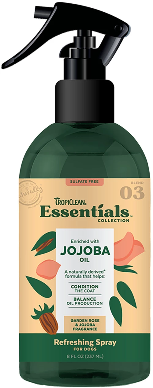 Άρωμα Σκύλου Tropiclean Essentials Jojoba Oil and garden Rose 236ml