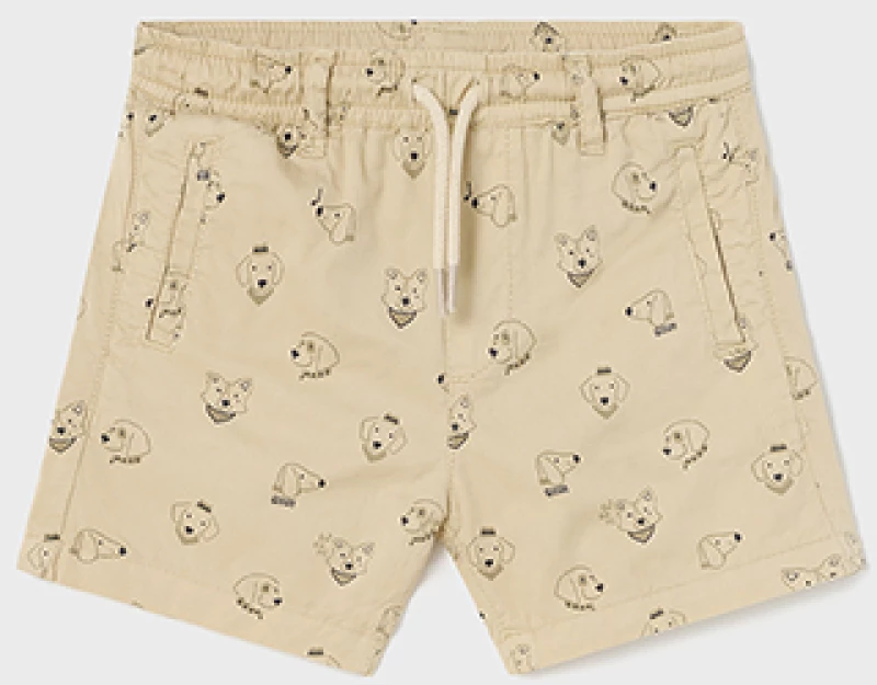 Mayoral Βερμουδα jogger σταμπωτή μπεζ 23-01286-038 1286