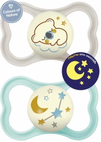 MAM Πιπίλα Σιλικόνης Air Night 6-16m Γκρι Κοάλα 217SU