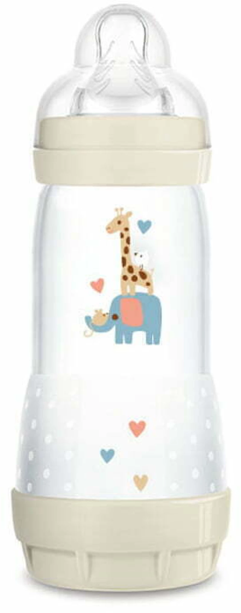 MAM Μπιμπερό Flow 320ml  Easy Start™ Anti-Colic Συλλογή Better Together 4m+ Κρεμ 356SU1