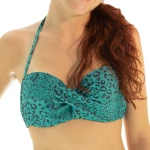 Apple Μαγιό Bikini Top Bra Strapless Animal Print Cup D SS/21 0920591-22 - Apple