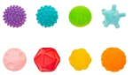 Akuku Σετ Σχήματα Αισθήσεων 8 τμχ. Sensory Shapes A0452
