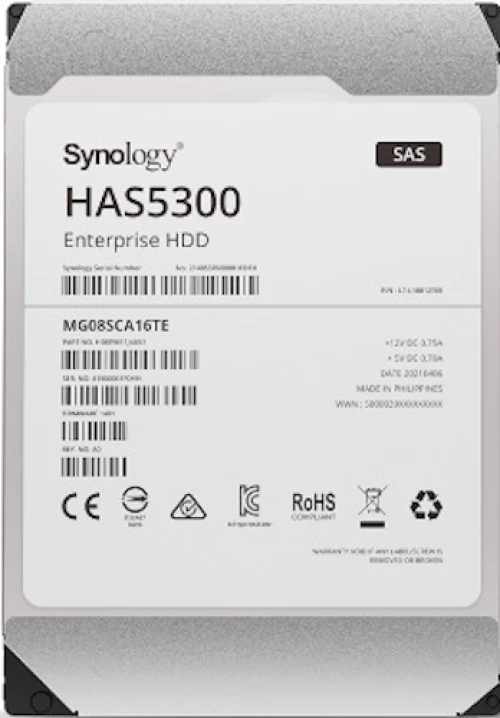 HDD SYNOLOGY HAS5300, 16TB/SAS/3.5/7200/512MB/5Y