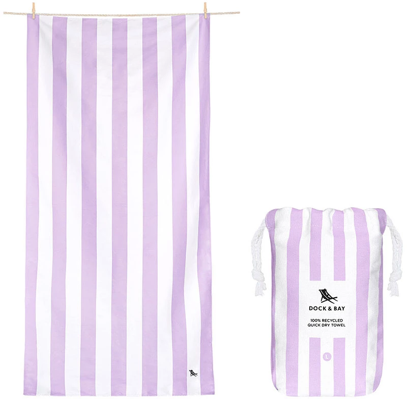 Dock & Bay Πετσέτα θαλάσσης Quickdry Cabana - Lombok Lilac 5060668833452