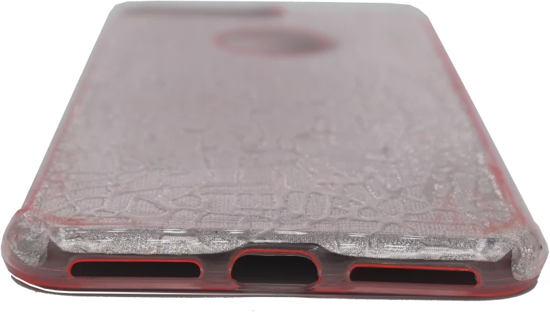 Θήκη TPU με αποσπώμενο ανάγλυφο σχέδιο για iPhone 7 Plus / 8 Plus -ροζ