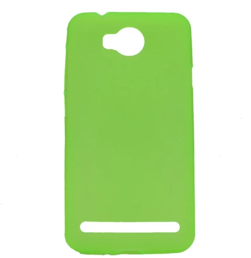 Θήκη TPU διάφανη με mat πλάτη για Huawei Υ3 ii - πράσινο