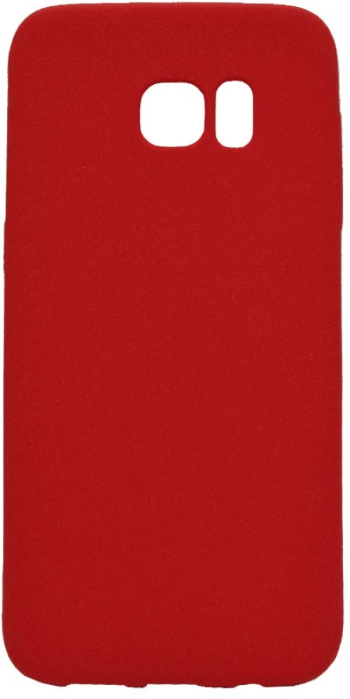 Θήκη σιλικόνης TPU Ultra Slim 0.3mm soft υφή mat για Samsung S7 Edge - κόκκινο