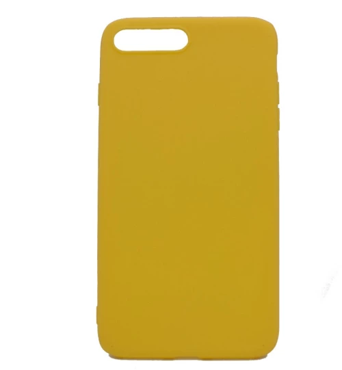 Θήκη Silky And Soft για iPhone 7 Plus / 8 Plus - κίτρινο