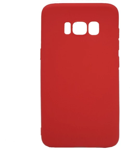 Θήκη σιλικόνης TPU Ultra Slim 0.3mm soft mat για Samsung S8 - κόκκινο