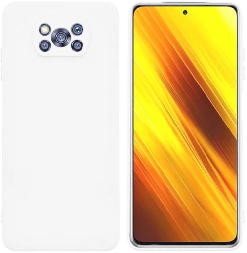 Θήκη σιλικόνης TPU Ultra Slim 0.3mm soft mat για Xiaomi Poco X3 / X3 Pro - ΄Λευκό