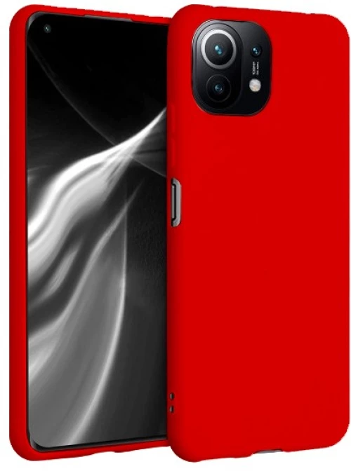 Θήκη Silky And Soft για Xiaomi Mi 11 Lite 4G / 5G - Κόκκινο
