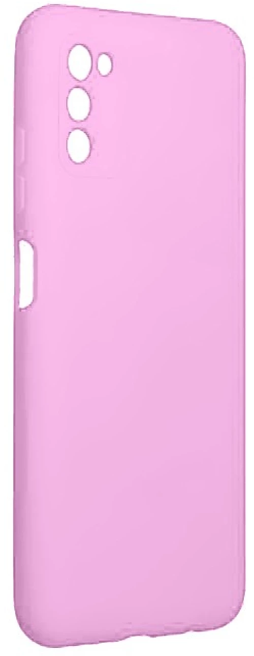 Θήκη σιλικόνης TPU Ultra Slim 0.3mm soft υφή matte για Samsung A03s - Ροζ
