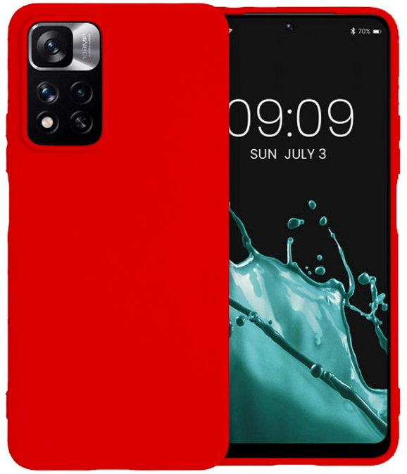 Θήκη Silky And Soft για Xiaomi Redmi Note 11 5G / Poco M4 Pro 5G - Κόκκινο