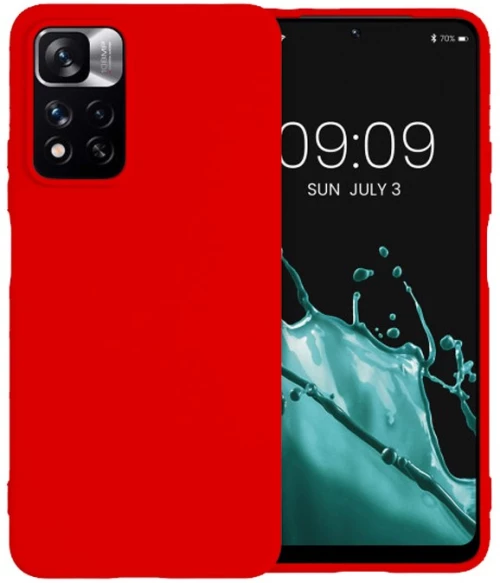 Θήκη Silky And Soft για Xiaomi Redmi Note 11 5G / Poco M4 Pro 5G - Κόκκινο