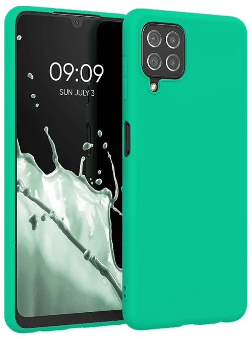 Θήκη Silky And Soft για Samsung Galaxy A22 4G - Τιρκουάζ