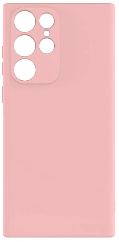 Θήκη σιλικόνης TPU Ultra Slim 0.3mm soft mat για Samsung Galaxy S22 Ultra - Ροζ